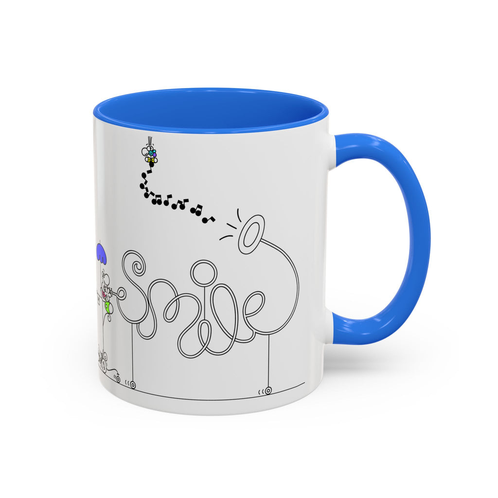SMILE DUDE INSTRUMENT ON WHEELS,Colorful Mugs (11oz, 15oz)