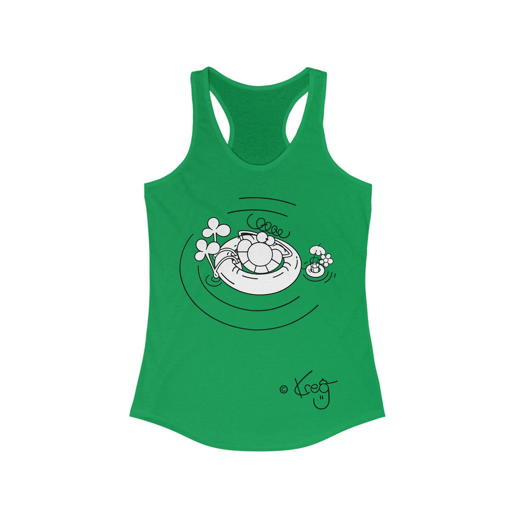 INNER TUBE DUDE,Women's Ideal Racerback Tank