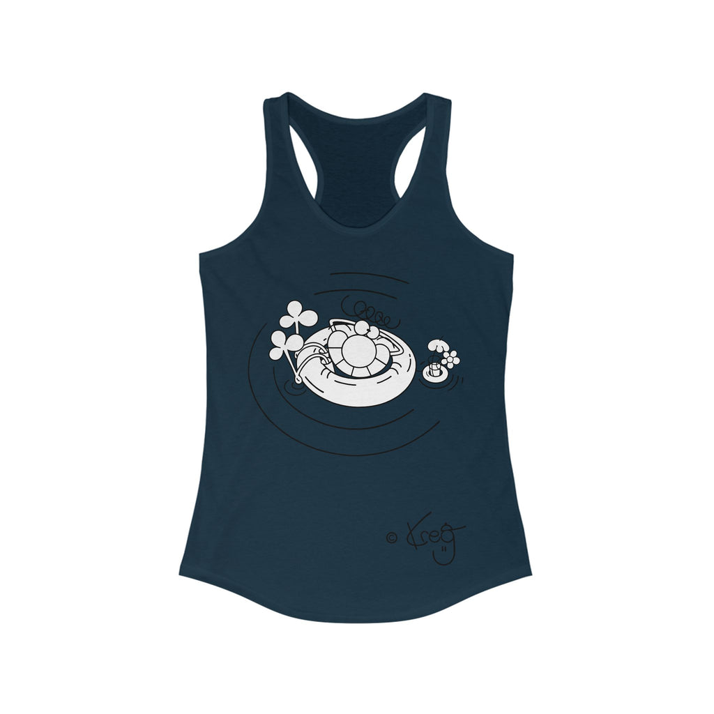 INNER TUBE DUDE,Women's Ideal Racerback Tank