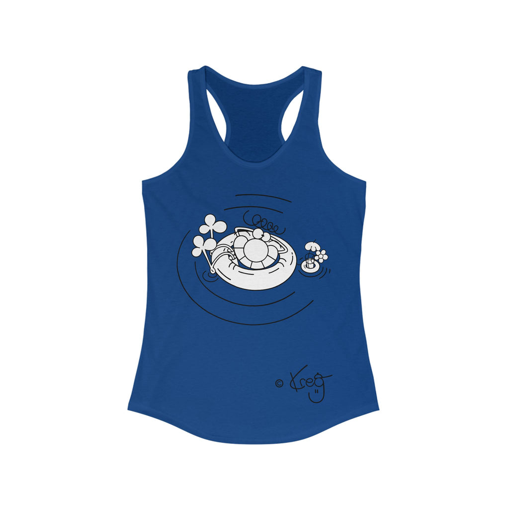 INNER TUBE DUDE,Women's Ideal Racerback Tank