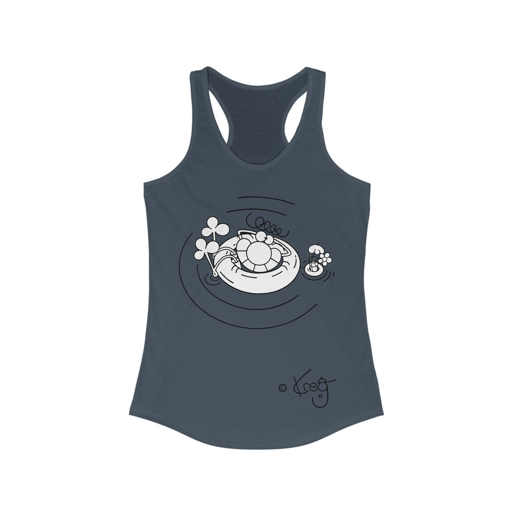 INNER TUBE DUDE,Women's Ideal Racerback Tank