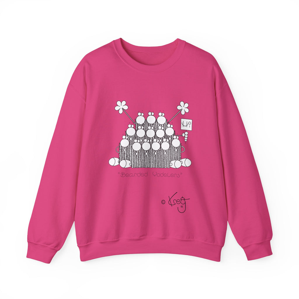 BEARDED YODELERS,Unisex Heavy Blend™ Crewneck Sweatshirt