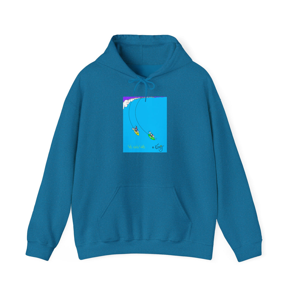 SURFING PIRATES YO WO HO,Unisex Heavy Blend™ Hooded Sweatshirt