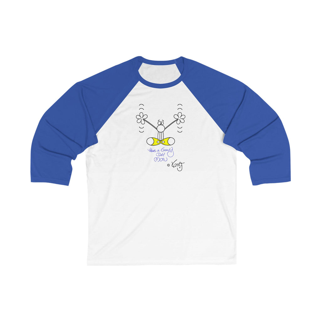GROOVY DAY,Unisex 3\4 Sleeve Baseball Tee