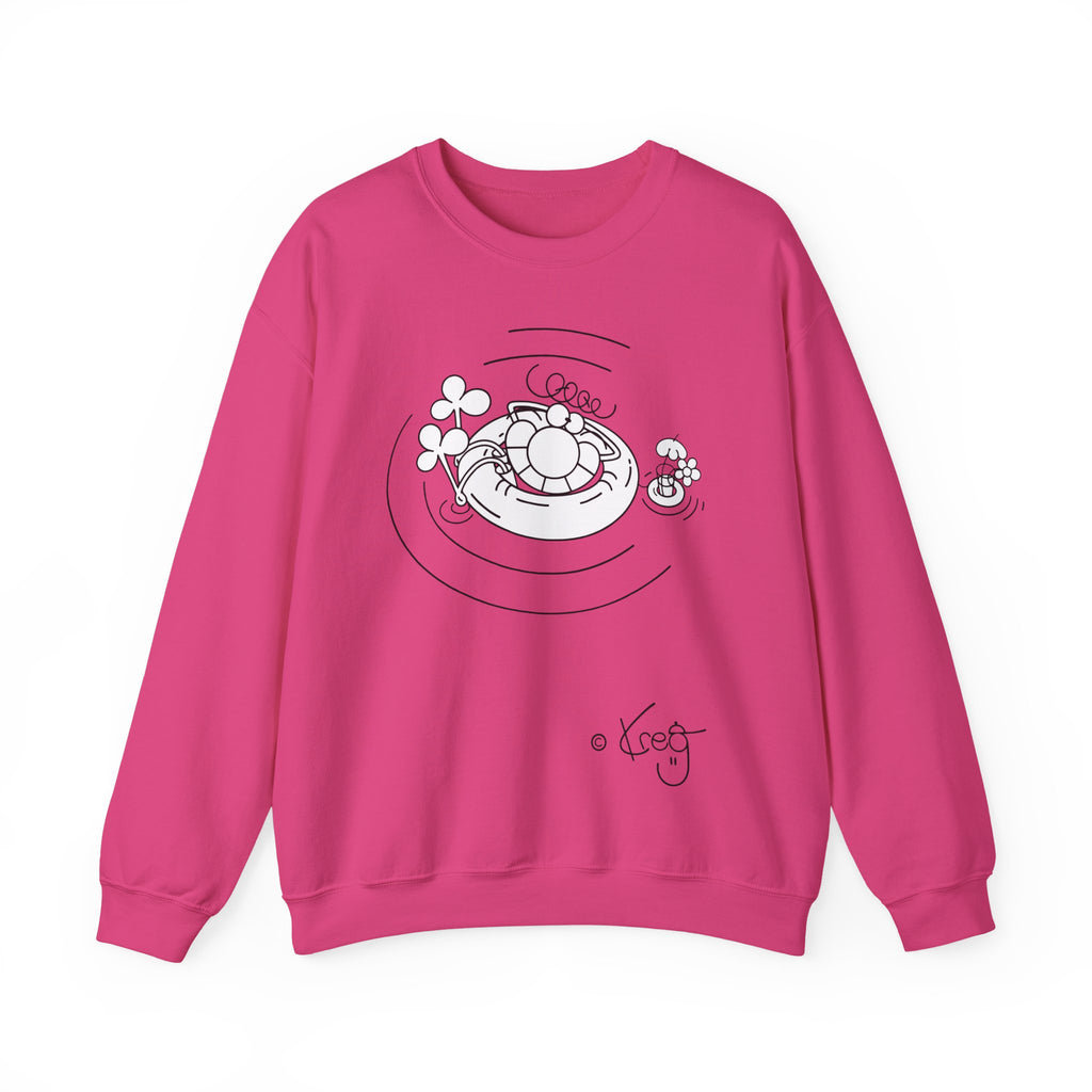 INNER TUBE DUDE,Unisex Heavy Blend™ Crewneck Sweatshirt