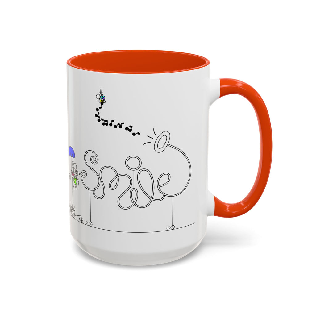 SMILE DUDE INSTRUMENT ON WHEELS,Colorful Mugs (11oz, 15oz)