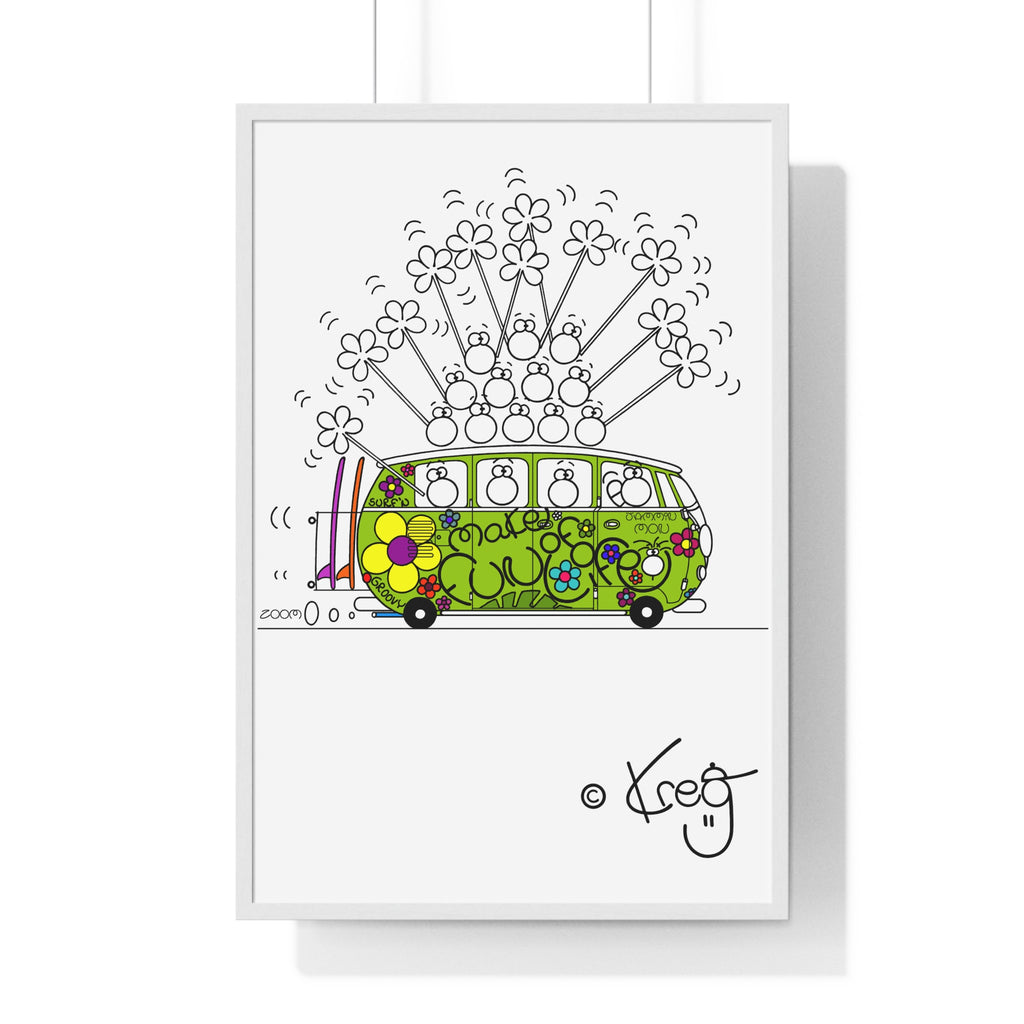 MAKE FUN OF LIFE,Premium Framed Vertical Poster