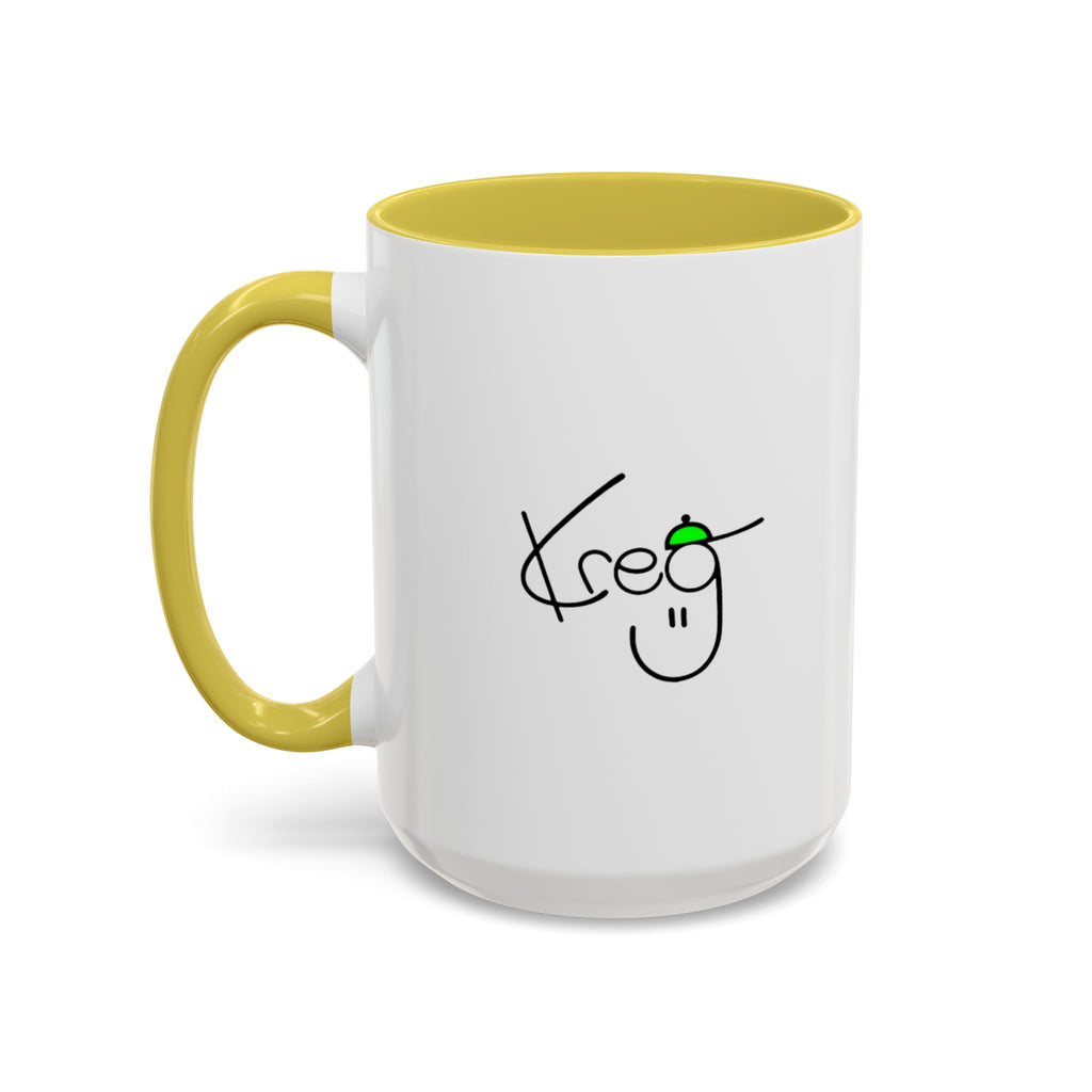 KREG MON ART LOGO Colorful Mugs, 11oz 15 oz