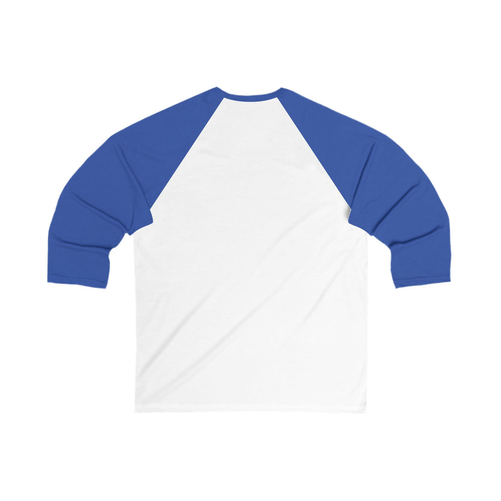 SMILE REINDEER,Unisex 3\4 Sleeve Baseball Tee
