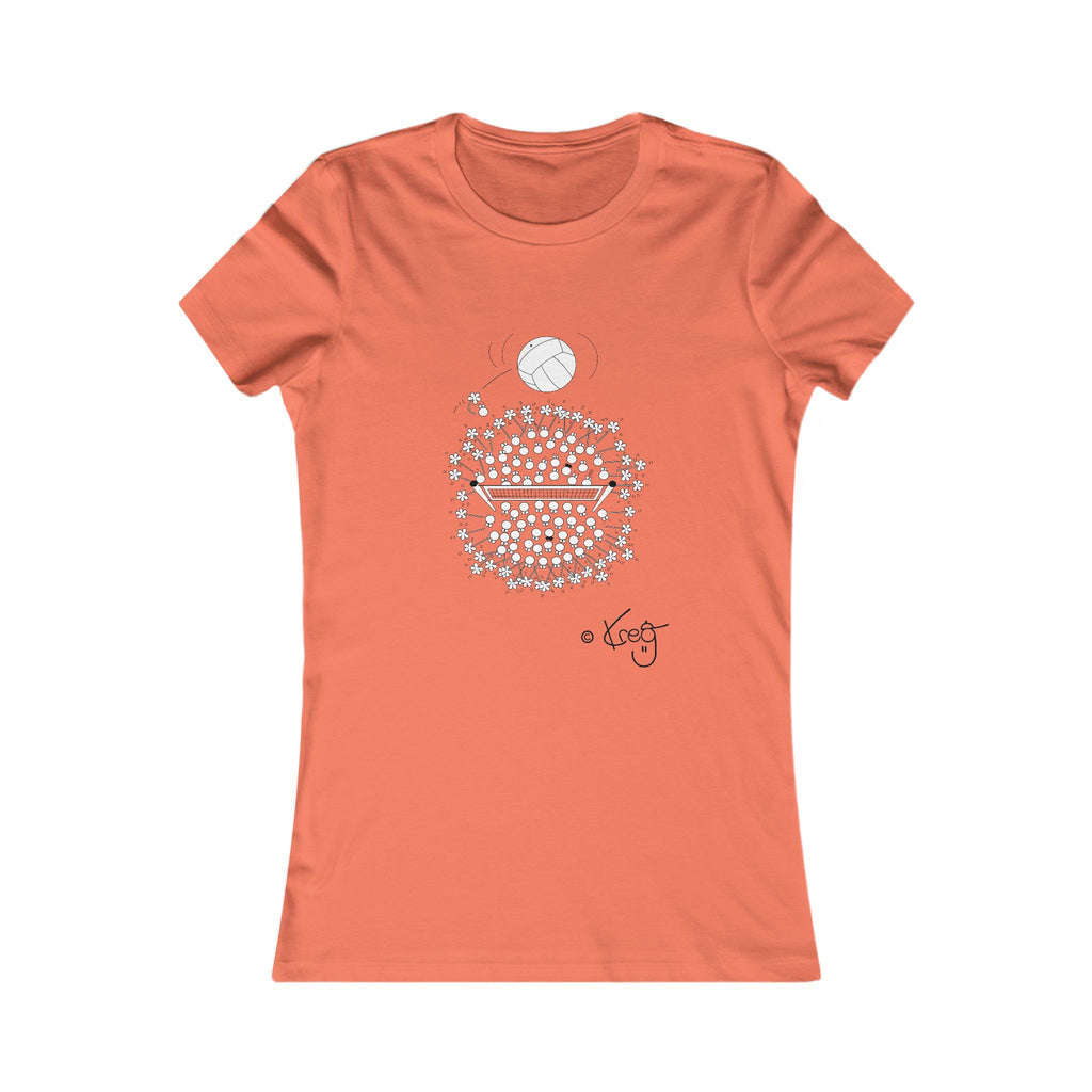 VOLLEYBALL FUN,Women's Favorite Tee