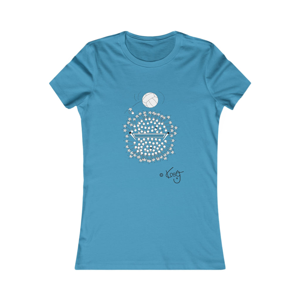 VOLLEYBALL FUN,Women's Favorite Tee