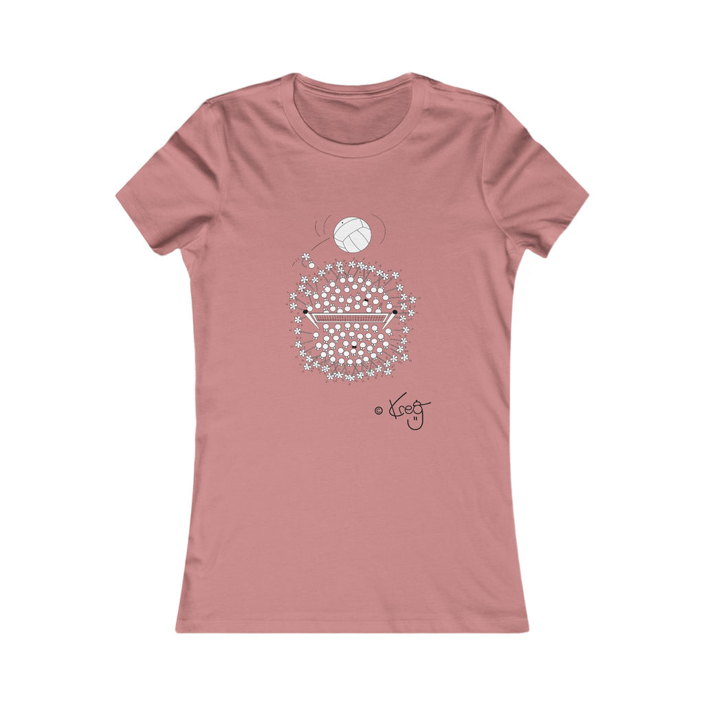 VOLLEYBALL FUN,Women's Favorite Tee
