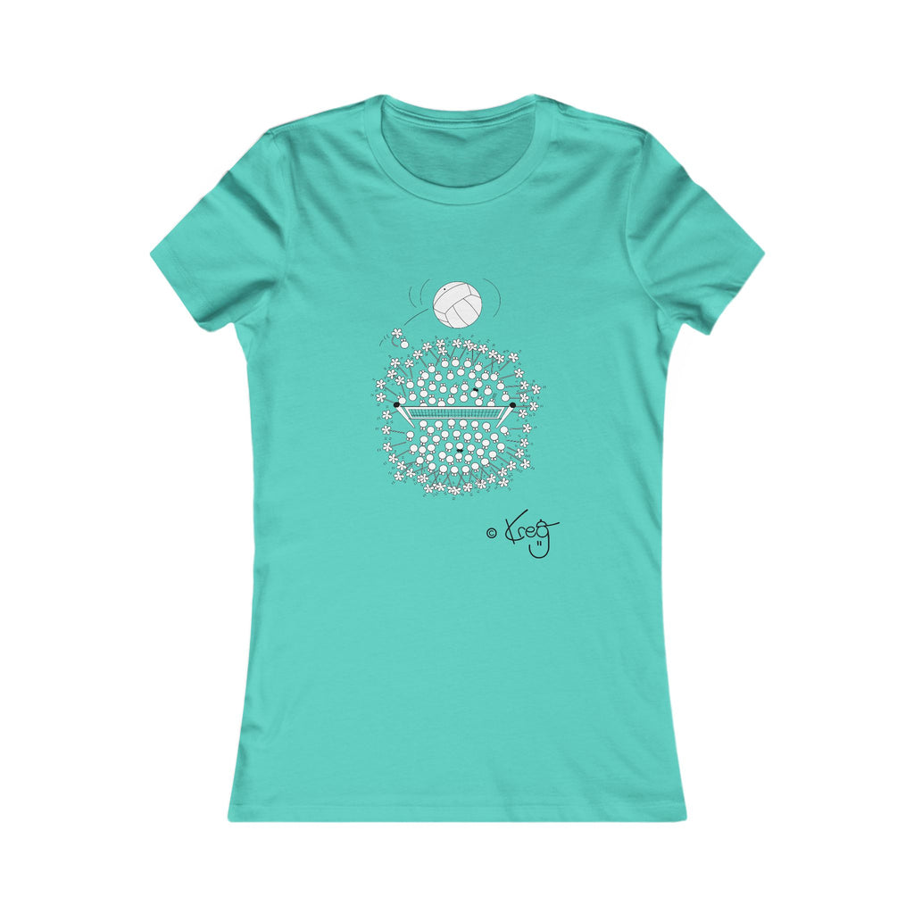 VOLLEYBALL FUN,Women's Favorite Tee