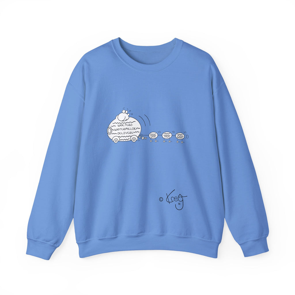 WALTER'S WATERMELON DELIVERY,Unisex Heavy Blend™ Crewneck Sweatshirt