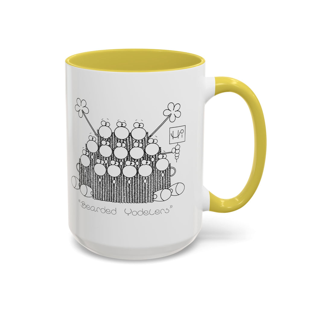 BEARDED YODELERS Colorful Mugs, 11oz 15oz