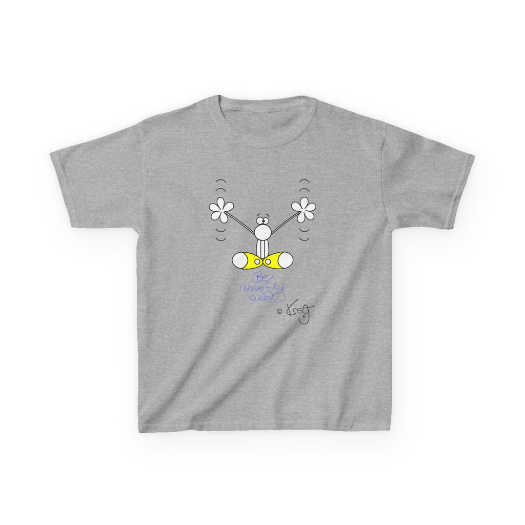 BE WONDERFULLY WEIRD,Kids Heavy Cotton™ Tee
