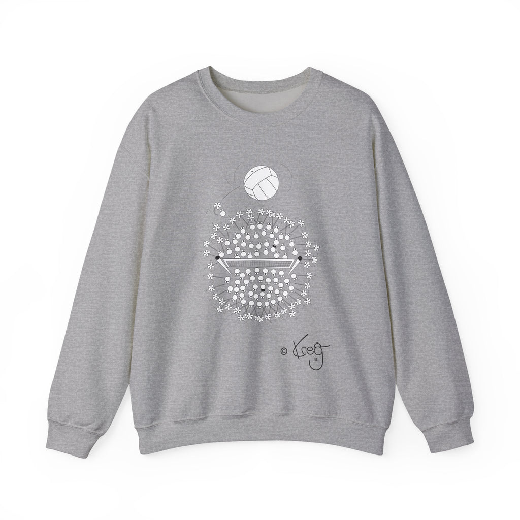VOLLEYBALL FUN,Unisex Heavy Blend™ Crewneck Sweatshirt