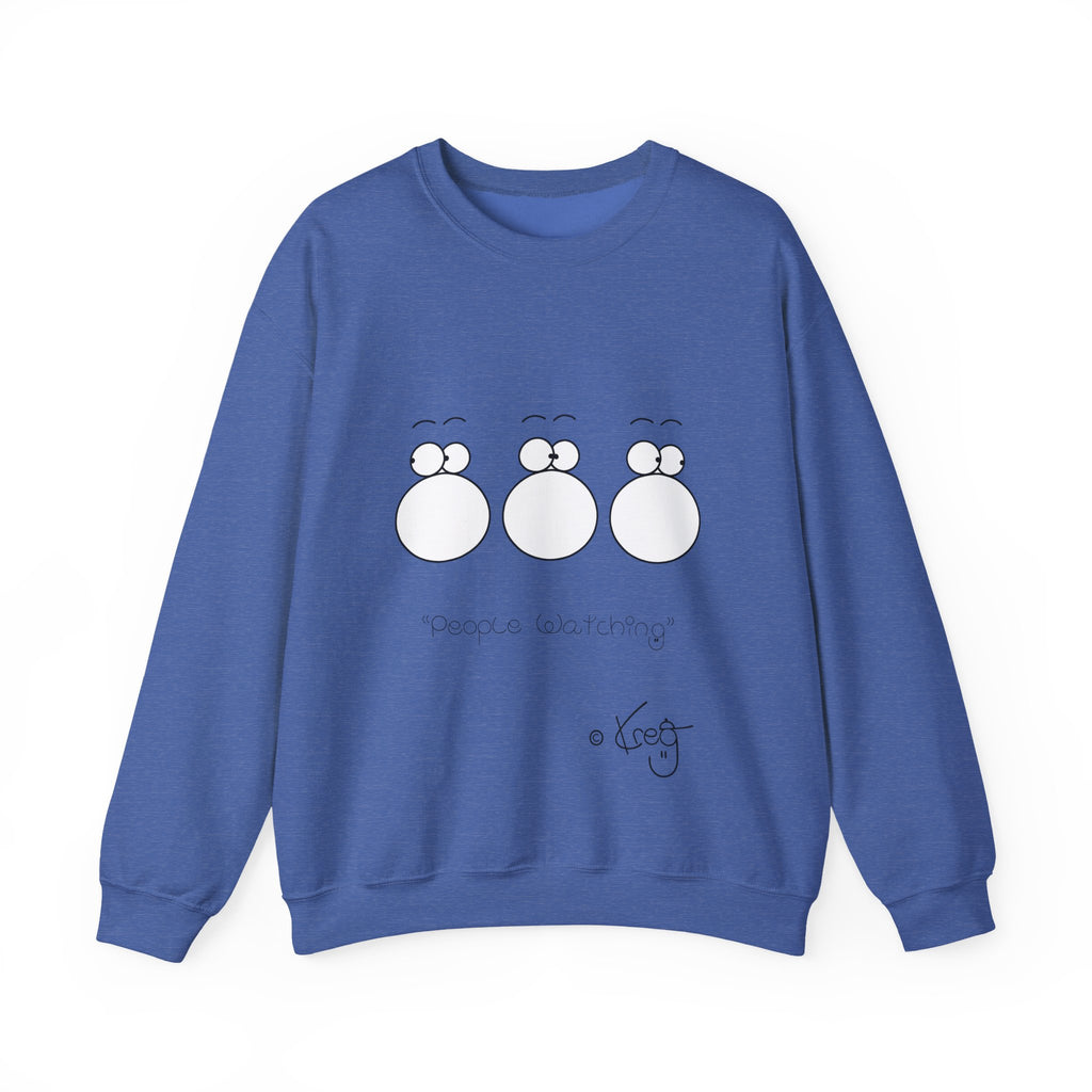 PEOPLE WATCHING,Unisex Heavy Blend™ Crewneck Sweatshirt