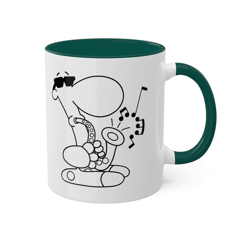 SAX DUDE Colorful Mugs, 11oz