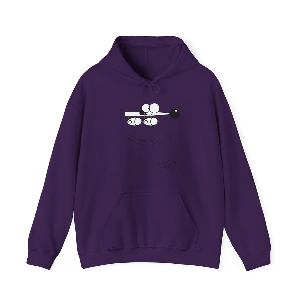 SMILE WIENER DOG,Unisex Heavy Blend™ Hooded Sweatshirt