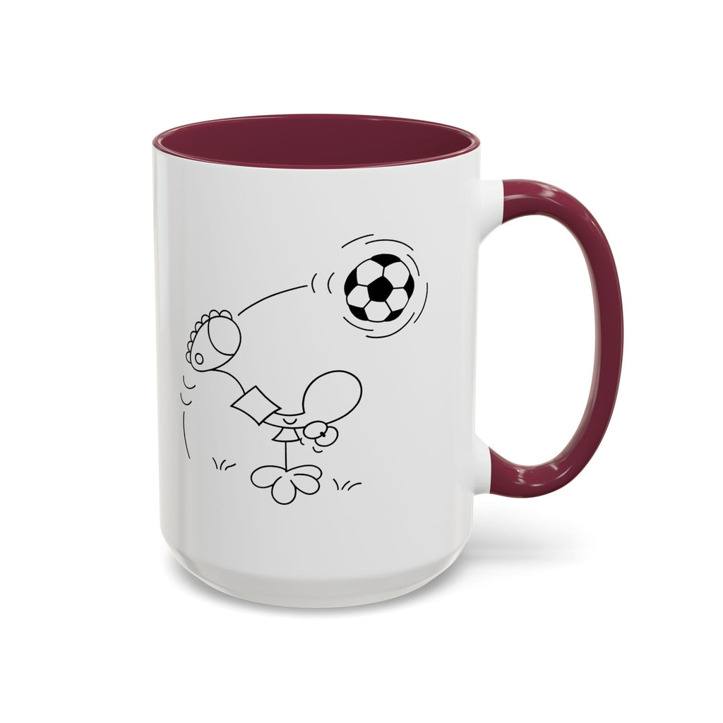SOCCER DUDE Colorful Mugs, 11oz 15oz