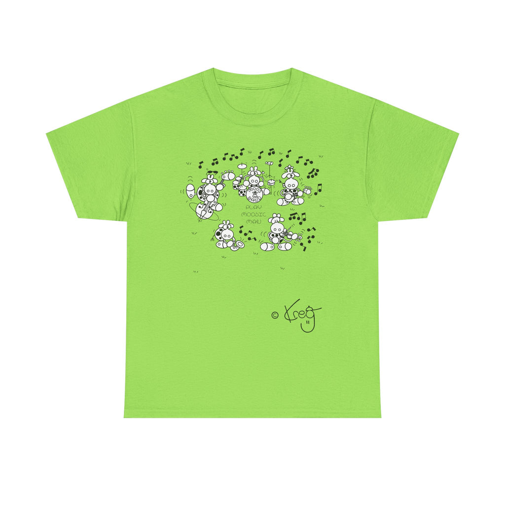 MOO'S BAND,Unisex Heavy Cotton Tee