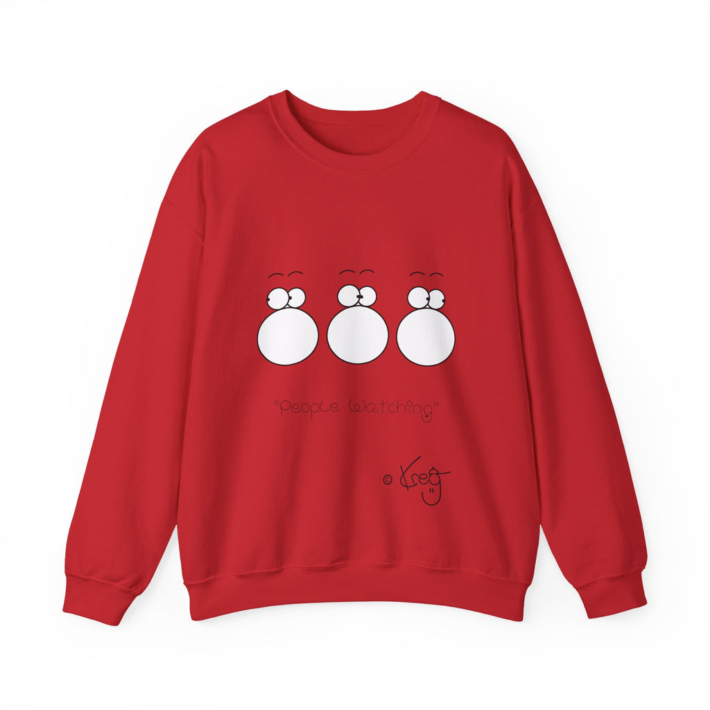 PEOPLE WATCHING,Unisex Heavy Blend™ Crewneck Sweatshirt