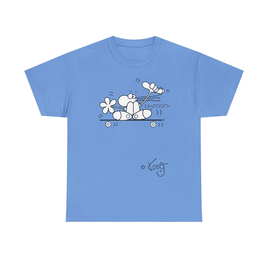 SKATEBOARDER DUDE,Unisex Heavy Cotton Tee