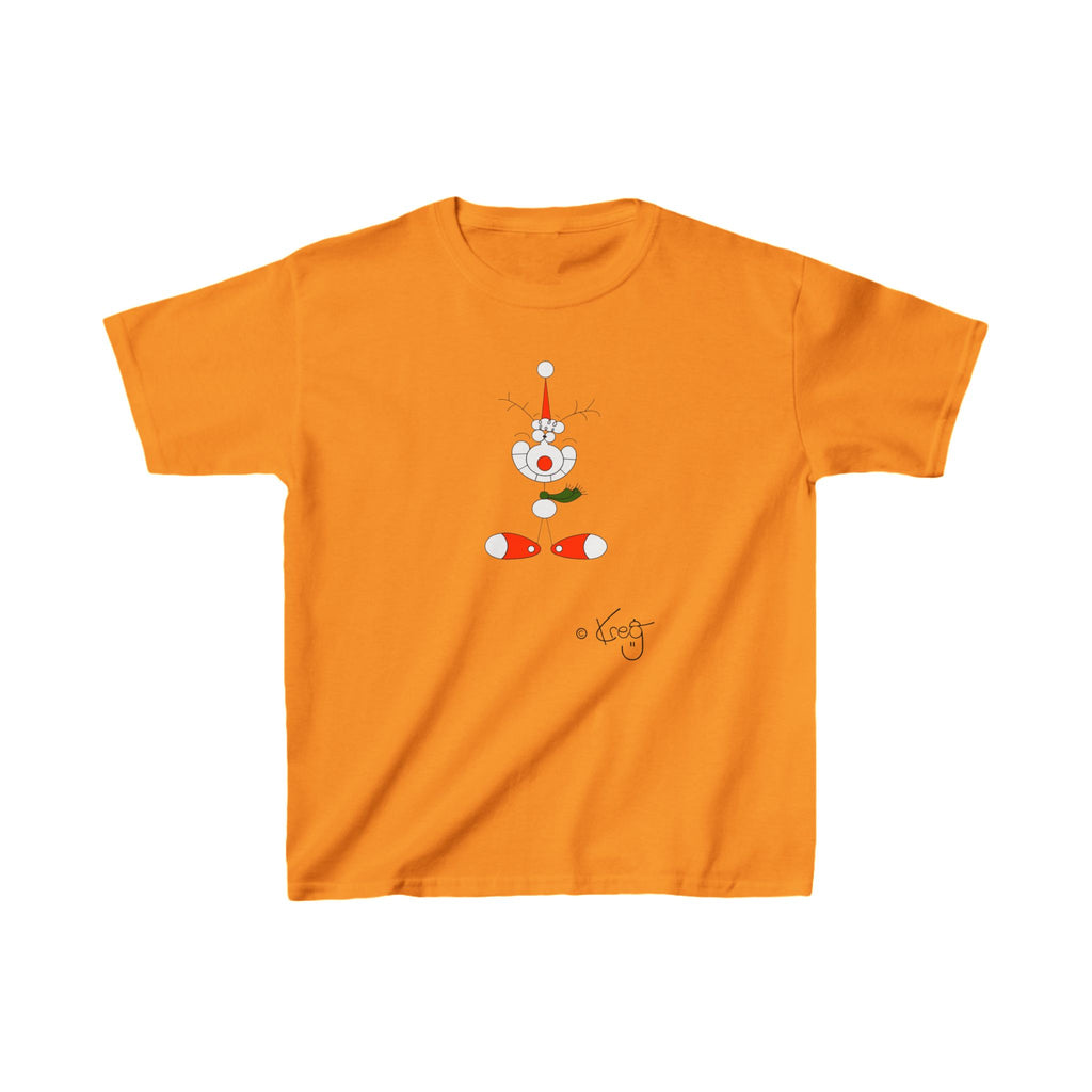 SMILE REINDEER,Kids Heavy Cotton™ Tee