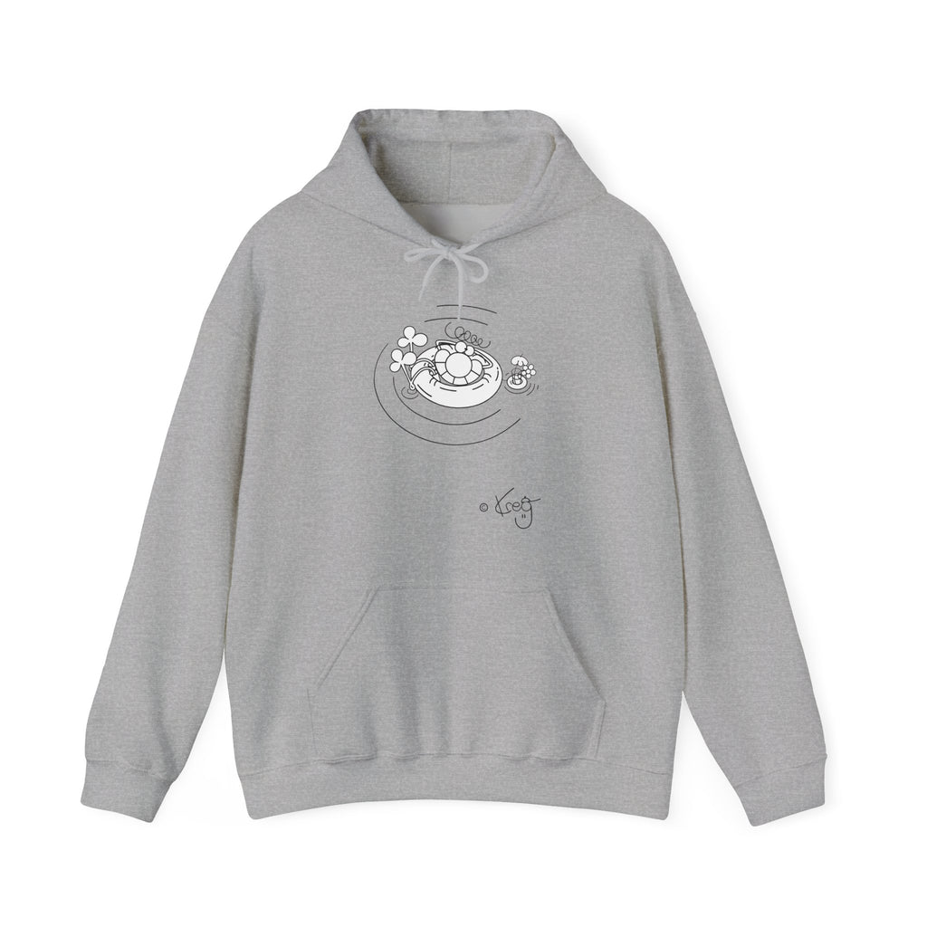 INNER TUBE DUDE,Unisex Heavy Blend™ Hooded Sweatshirt