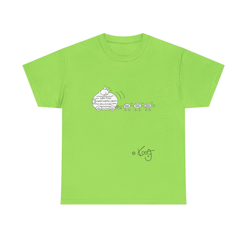WALTER'S WATERMELON DELIVERY,Unisex Heavy Cotton Tee