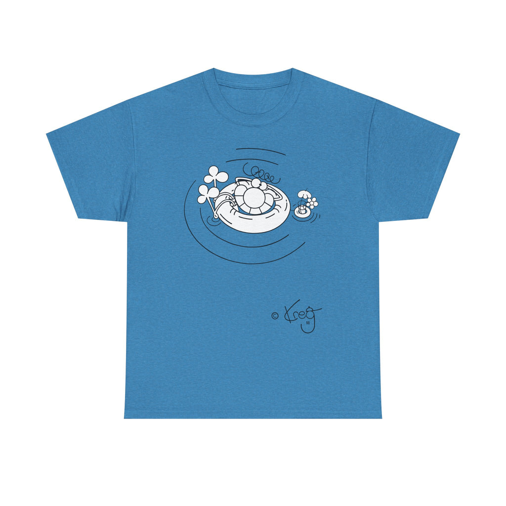 INNER TUBE DUDE,Unisex Heavy Cotton Tee