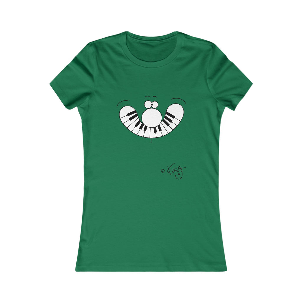SMILE PIANO,Women's Favorite Tee