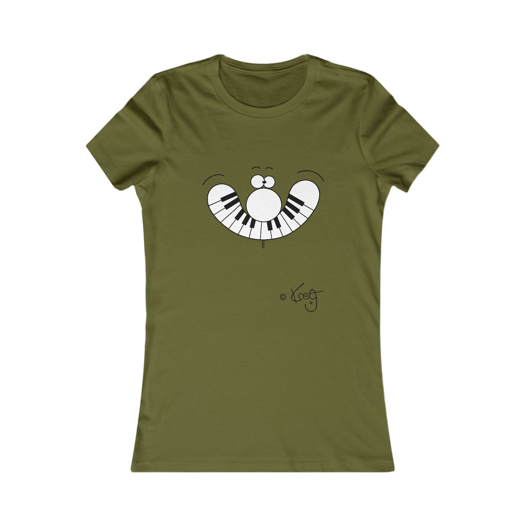 SMILE PIANO,Women's Favorite Tee