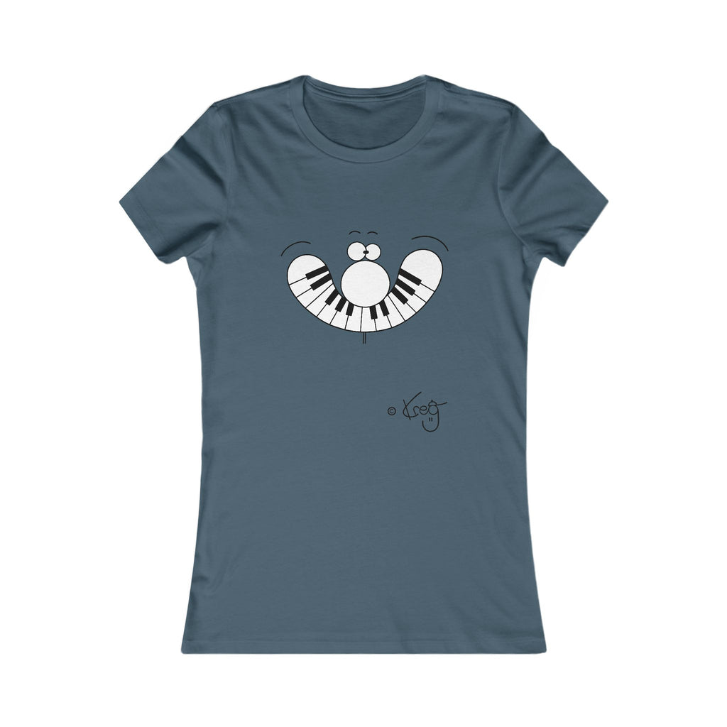 SMILE PIANO,Women's Favorite Tee