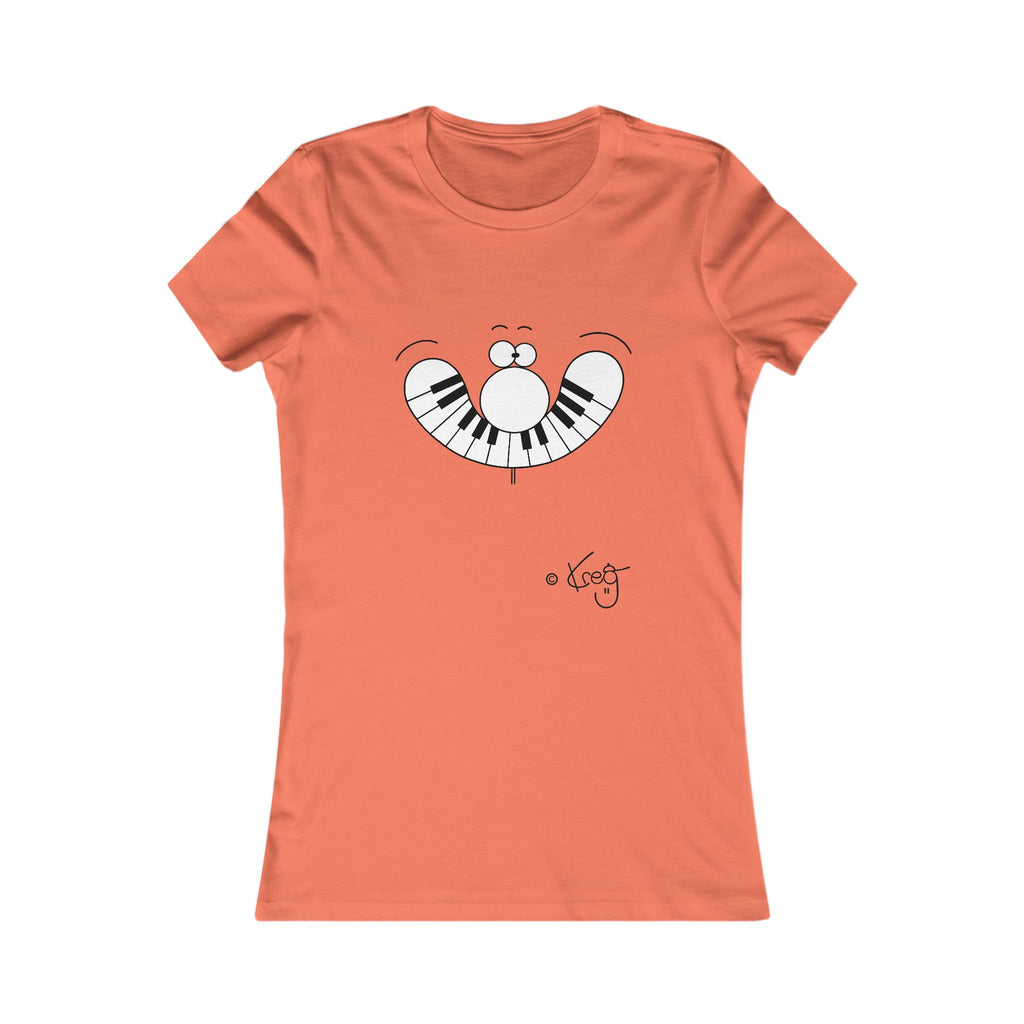 SMILE PIANO,Women's Favorite Tee