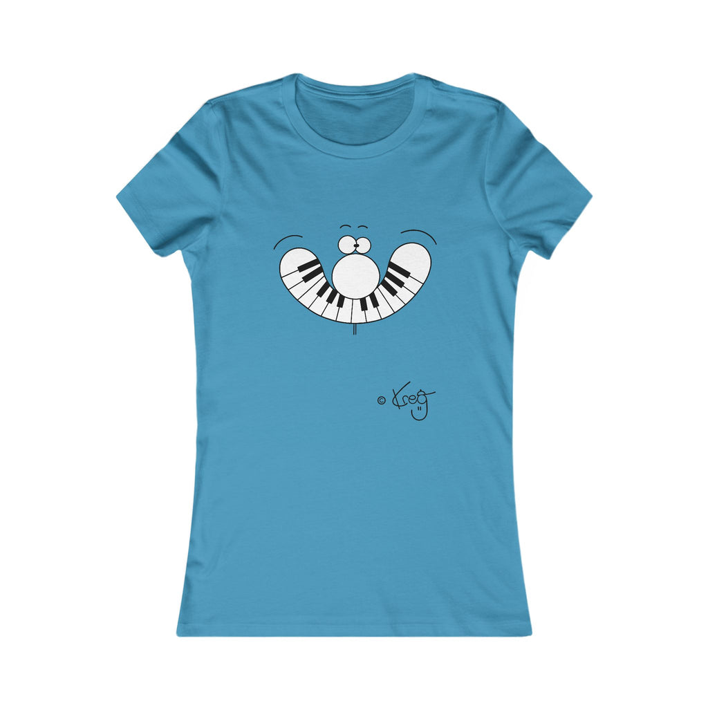 SMILE PIANO,Women's Favorite Tee