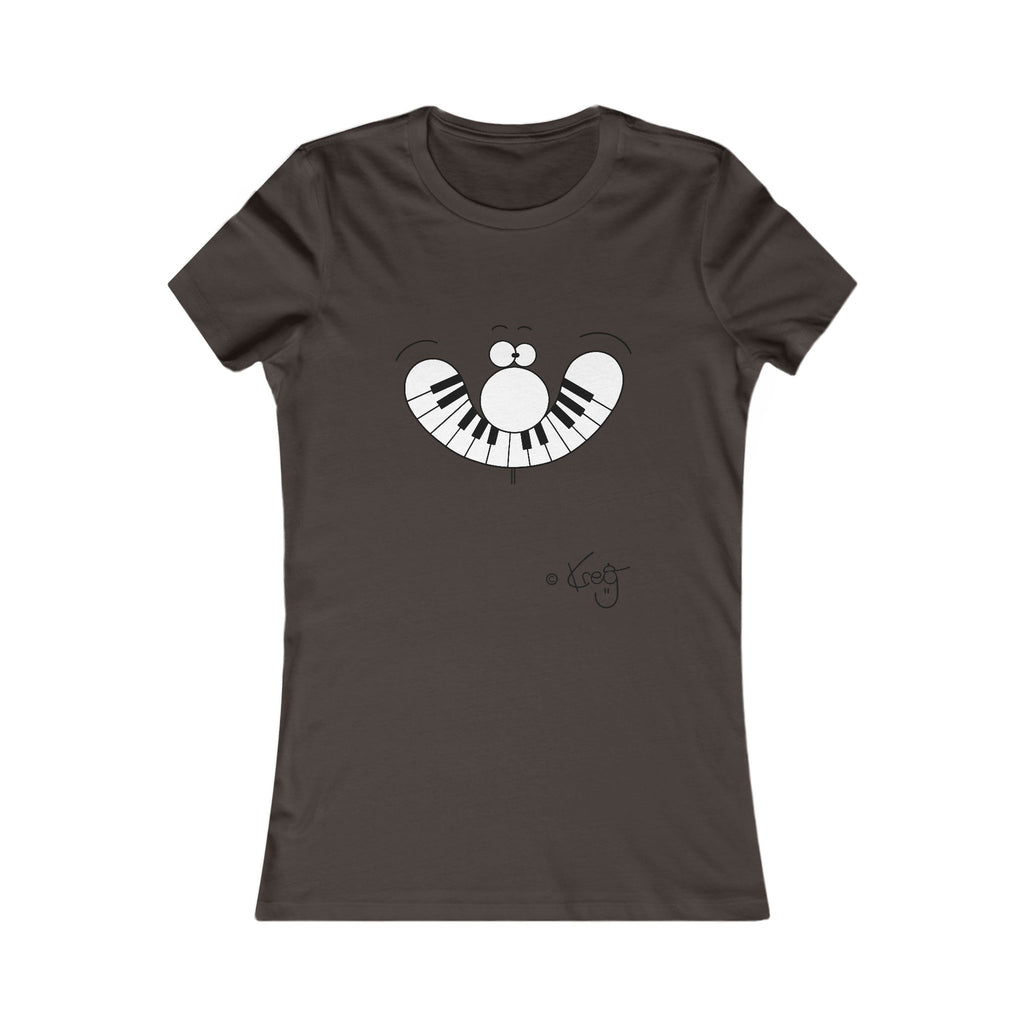 SMILE PIANO,Women's Favorite Tee