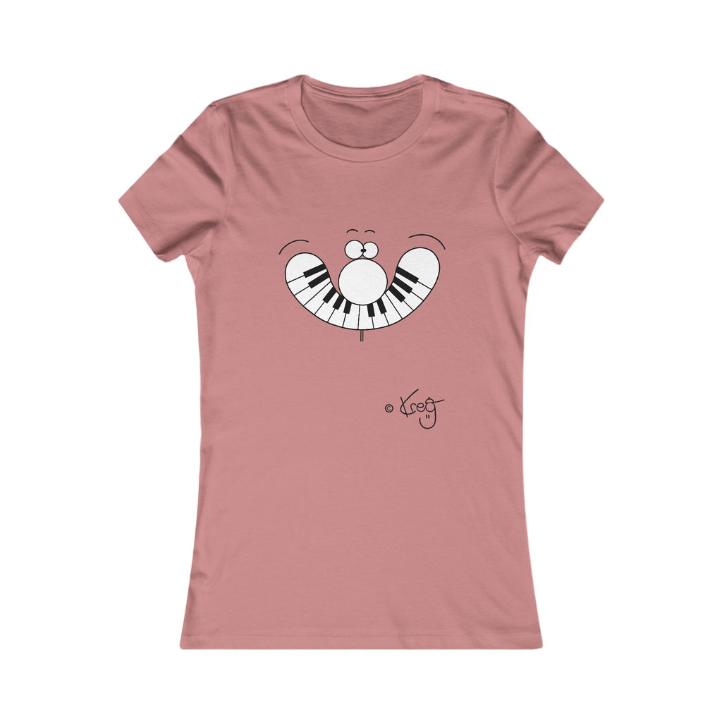 SMILE PIANO,Women's Favorite Tee