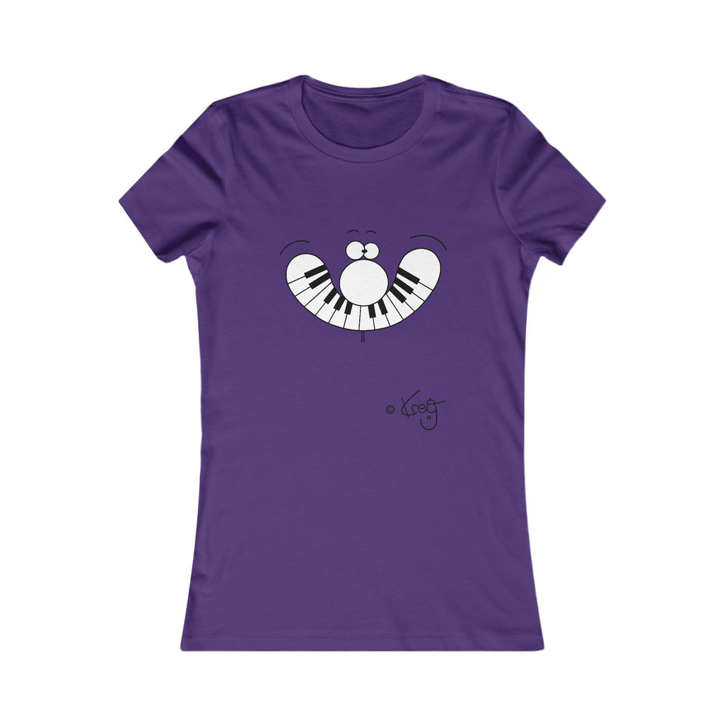 SMILE PIANO,Women's Favorite Tee
