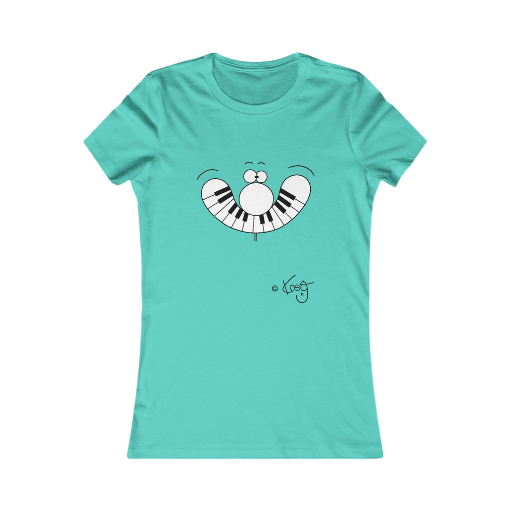 SMILE PIANO,Women's Favorite Tee