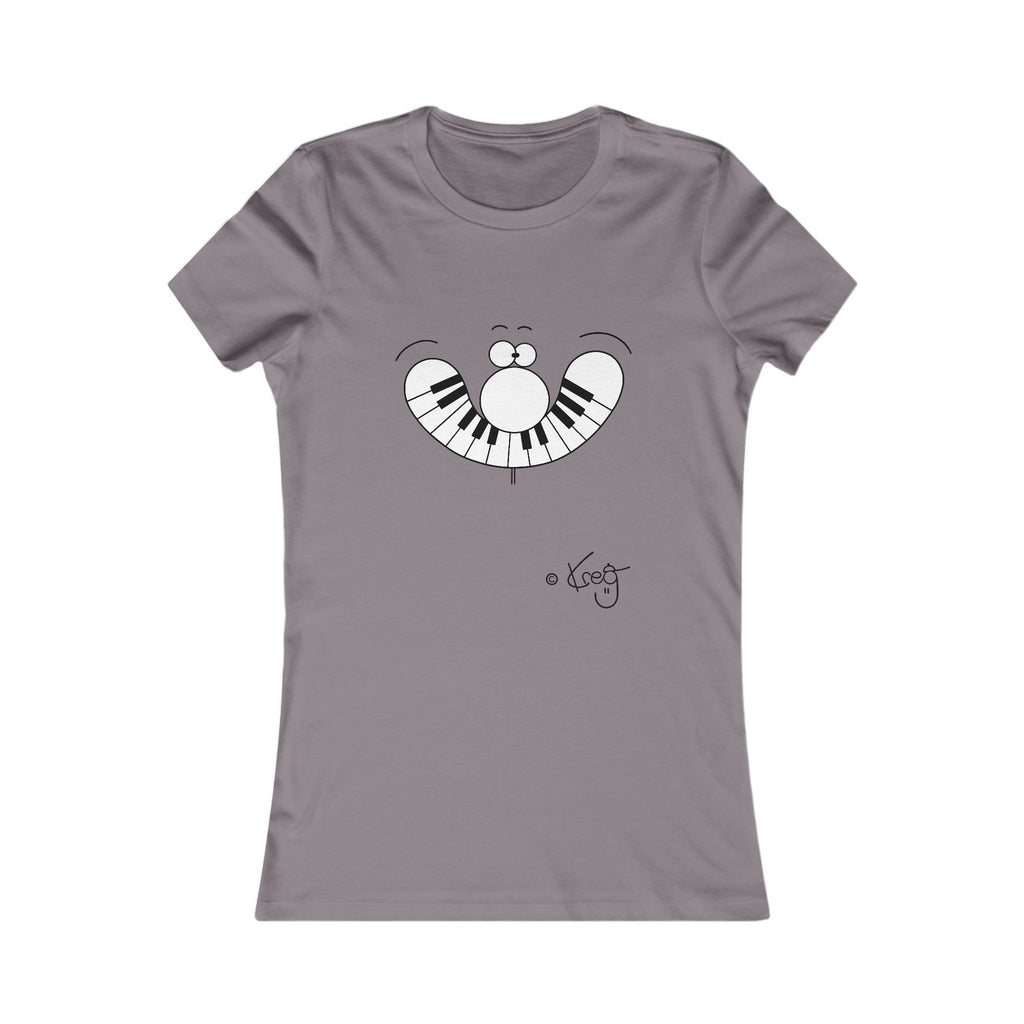 SMILE PIANO,Women's Favorite Tee