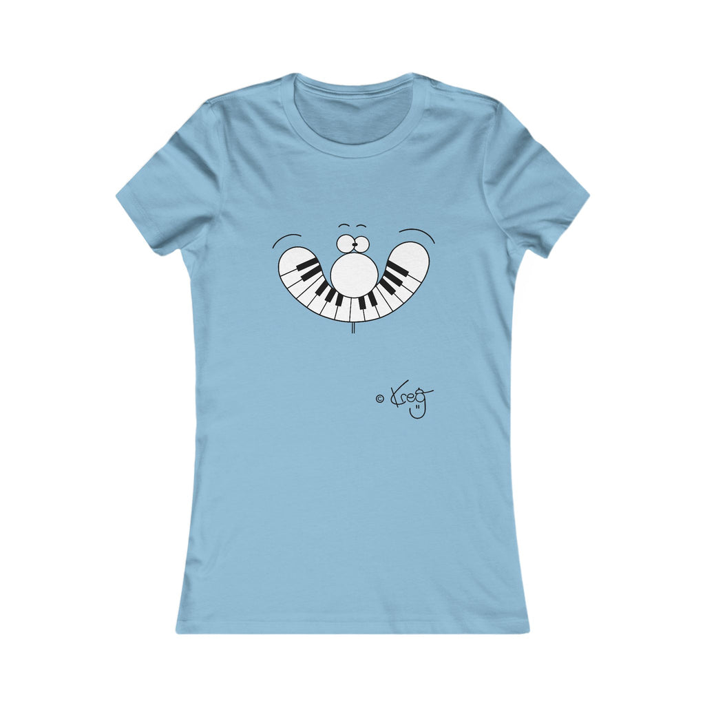 SMILE PIANO,Women's Favorite Tee