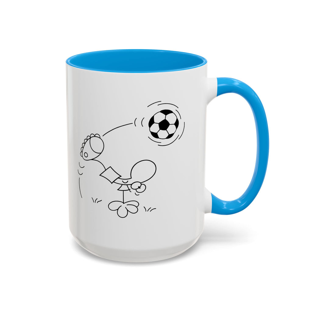SOCCER DUDE Colorful Mugs, 11oz 15oz