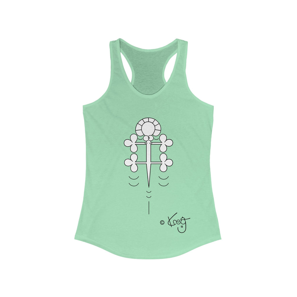 LEAPING LIZARD,Women's Ideal Racerback Tank