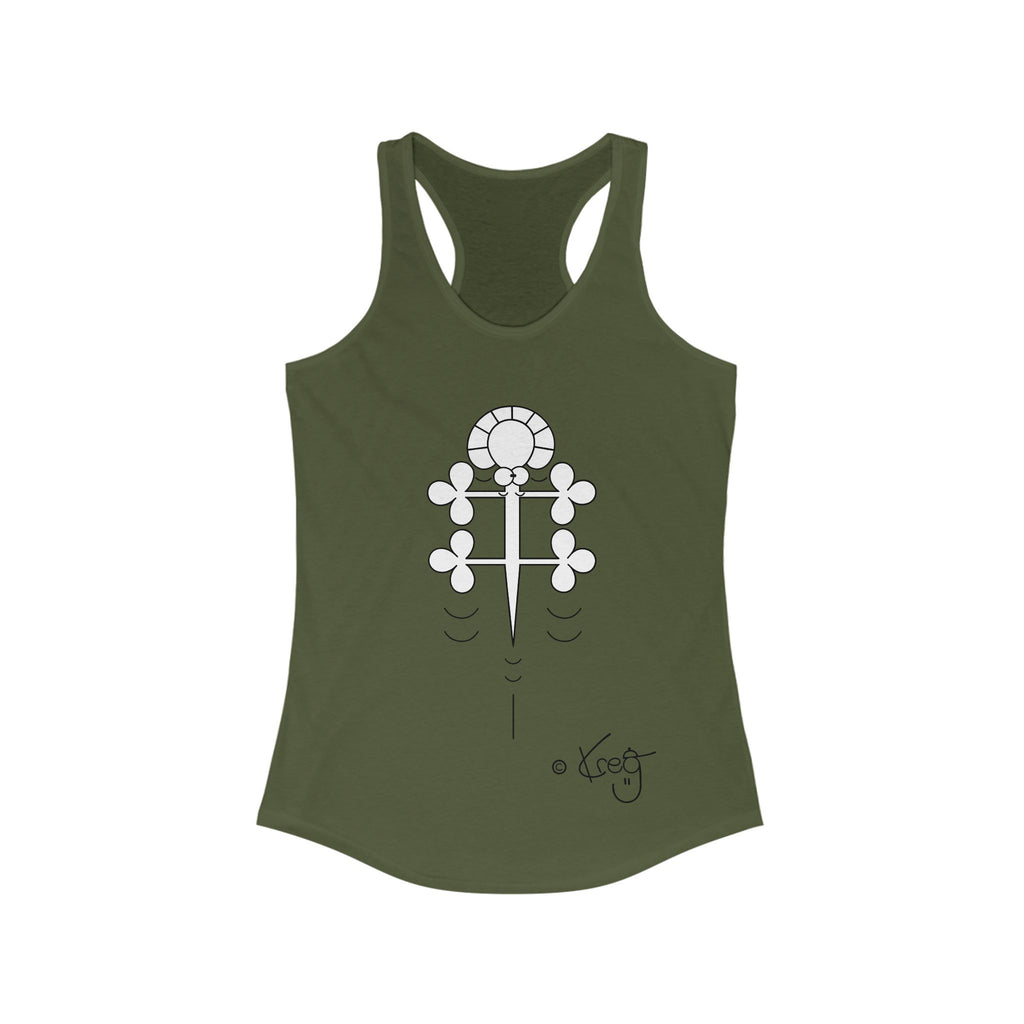 LEAPING LIZARD,Women's Ideal Racerback Tank
