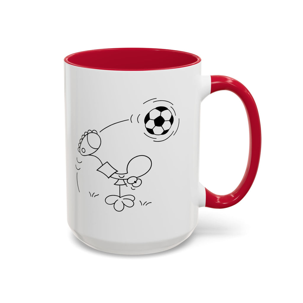 SOCCER DUDE Colorful Mugs, 11oz 15oz