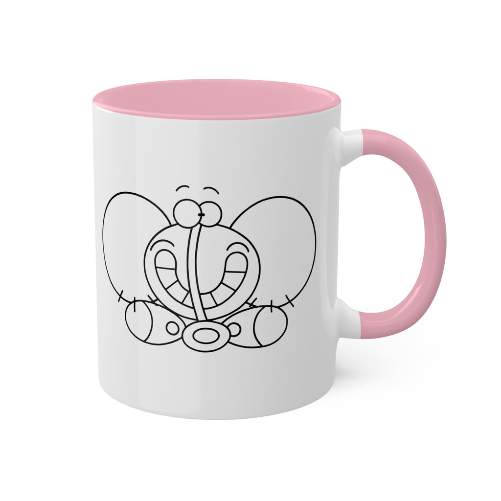 SMILE ELEPHANT Colorful Mugs, 11oz