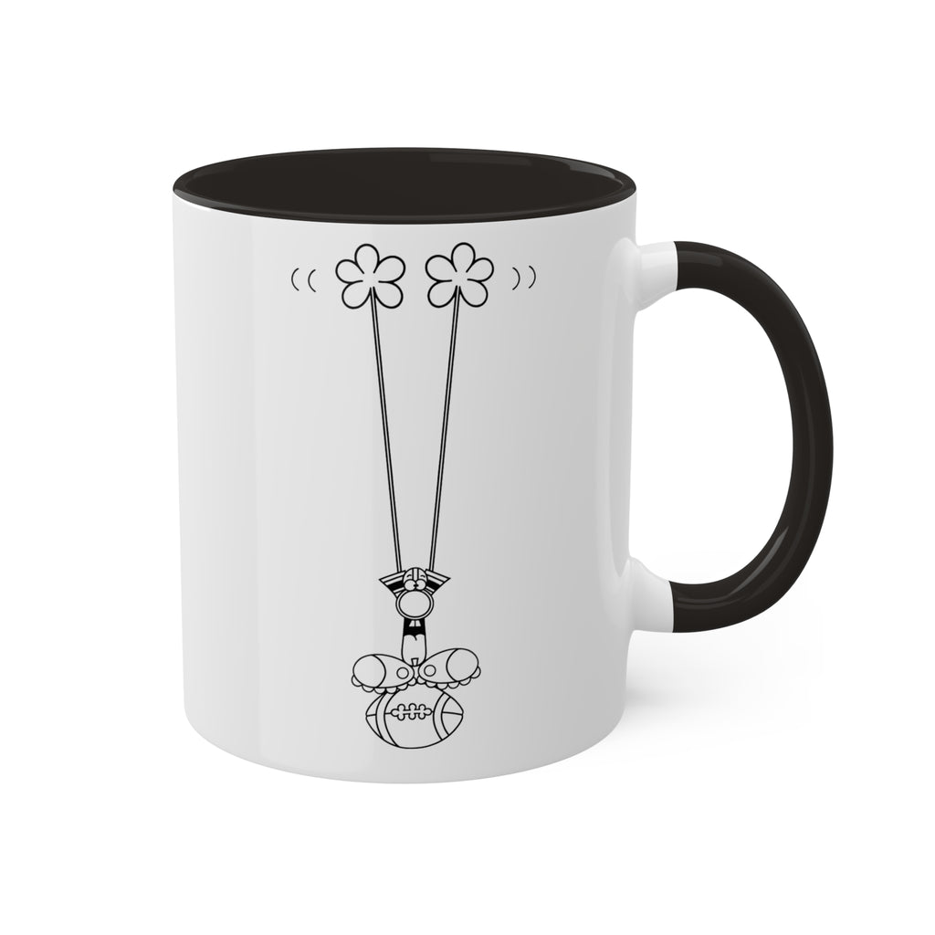 TOUCHDOWN Colorful Mugs, 11oz