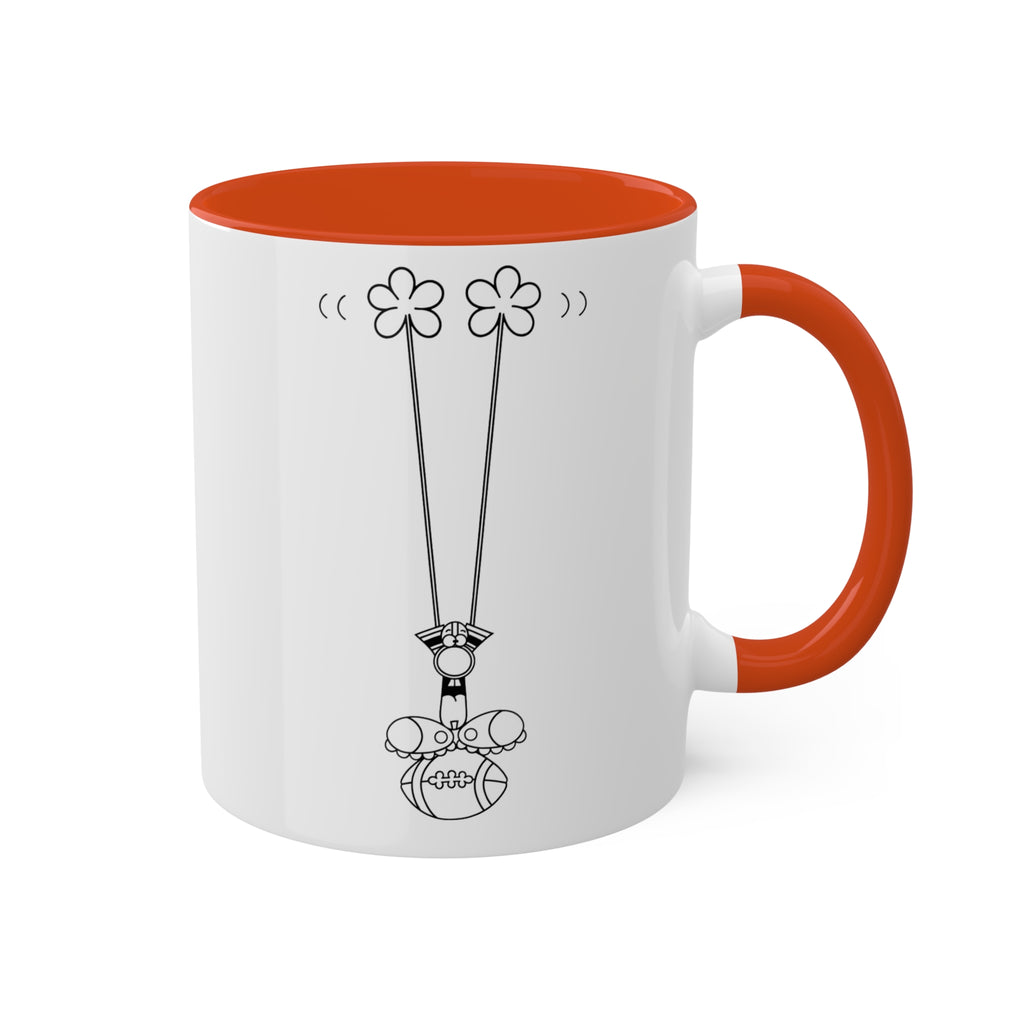 TOUCHDOWN Colorful Mugs, 11oz
